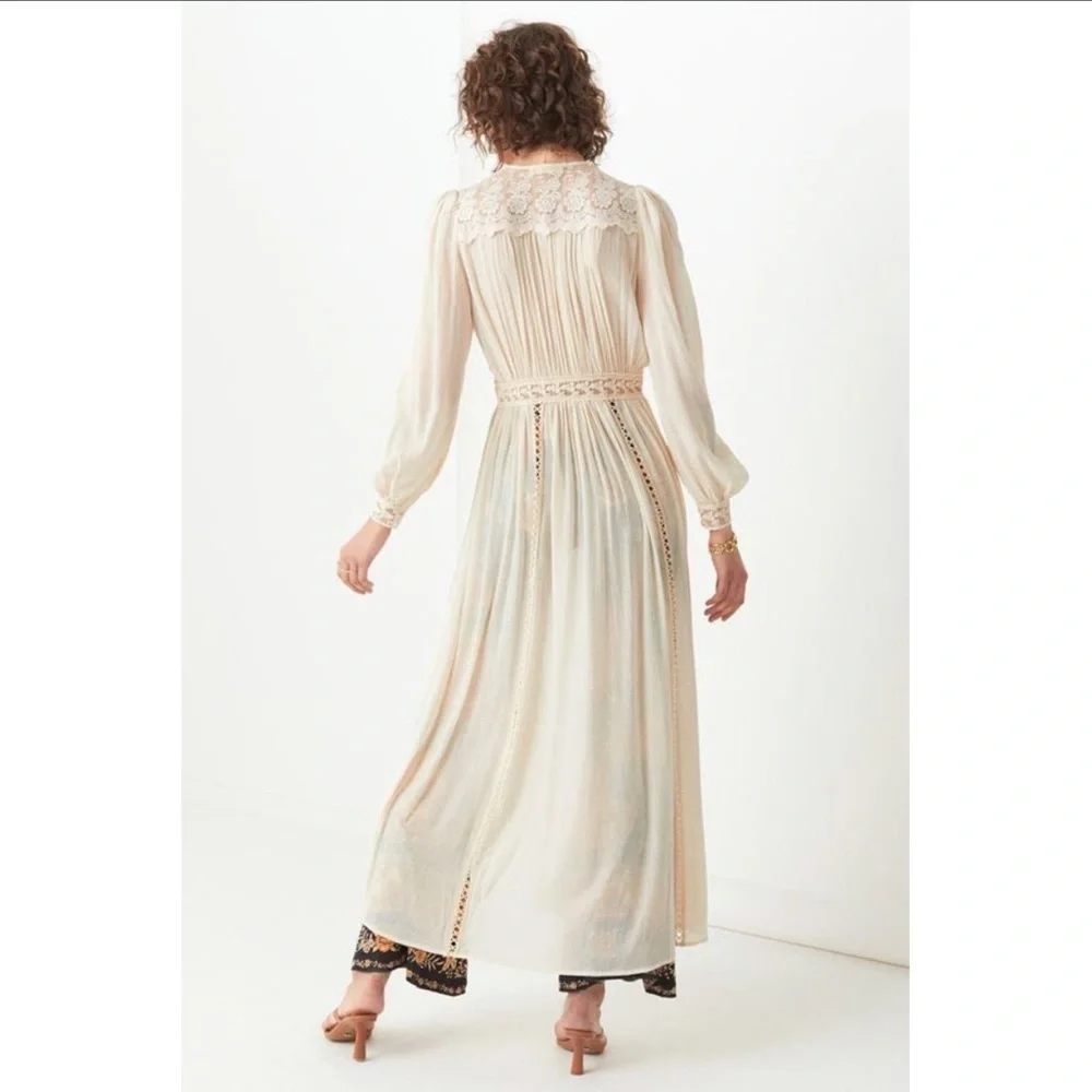 NWT Spell Le Gauze Lace Duster